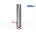 SeaLux Marine Boat 32" Flag Pole OEM Quality 1" stock with Welded Locking Stud 316 Stainless Steel Heavy Duty gauge