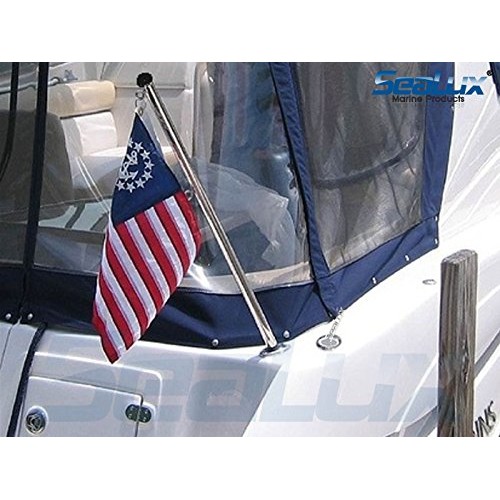 FLAGLY Premium Boat Flag Germany 30 x 45 cm – Ship Flag Cloth, 160