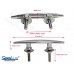 SeaLux 316 SS HEAVY DUTY 6" STUD MOUNT CLEAT for Marine Boat mooring rope tie