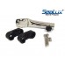 SeaLux Marine Adjustable Rail Mount /Clamp on Angled Flag Pole Base Socket for Boat