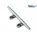 SeaLux 10" Blue Water Open Base Cleat 316 Stainless Steel for Rope tie on boat yacht and kayak