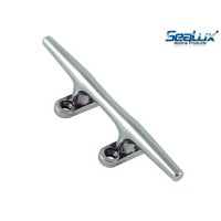 SeaLux 10" Blue Water Open Base Cleat 316 Stainless Steel for Rope tie on boat yacht and kayak