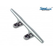 SeaLux 10" Blue Water Open Base Cleat 316 Stainless Steel for Rope tie on boat yacht and kayak