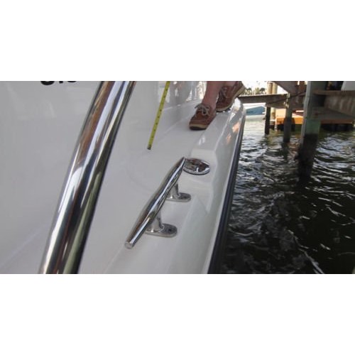 Deergo 6 Inch Open Base Boat Dock Cleat Heavy Duty 316 Stainless Steel for Yacht Kayak
