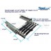 SeaLux Marine Deluxe Extra Drop Down 4-Step Slide Under Platform Mount Boarding Ladder with Retaining Strap OEM quality