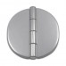 SeaLux Marine Dia. 2-9/16" Round Hinges with Cover Caps - 6 Fixing Holes - Mirror Polished 316 Stainless Steel (Pair)