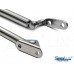 SeaLux Marine 10-1/4" x 9/16" HATCH SUPPORT SPRING Holder Stainless steel includes fork U-bolt and L shape plate (Large) for Lid, Door, Cover, Cabinet, Window.