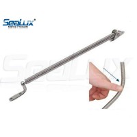 SeaLux Marine 10-1/4" x 9/16" HATCH SUPPORT SPRING Holder Stainless steel includes fork U-bolt and L shape plate (Large) for Lid, Door, Cover, Cabinet, Window.