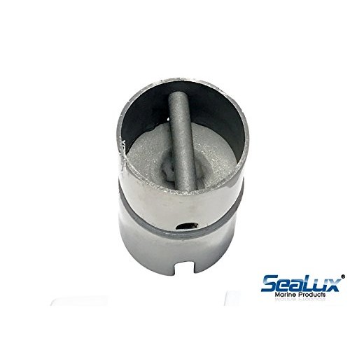 SeaLux 316 SS Drop-In Swivel Gunnel Rod Holder Insert/Adapter