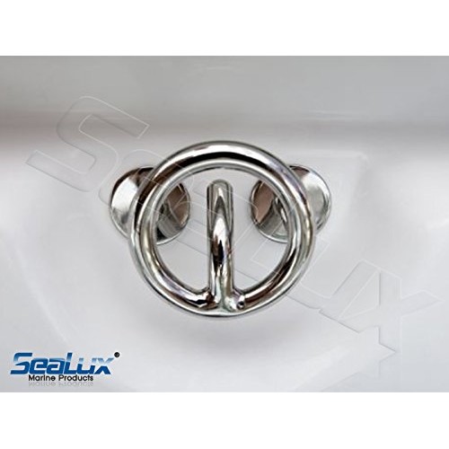 SeaLux Marine Transom Mount Ski Tow 2-1/2”/Ring,3/8”/Stud, 1-1/2