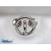 SeaLux Marine Transom Mount Ski Tow 2-1/2” dia. Ring, 3/8” Stud, 1-1/2” Thread Length