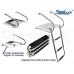SeaLux Universal Swim Platform with Extra Wide Steps TOP MOUNT boarding Ladder for Inboard / Outboard Motor on Boat and Yacht