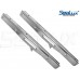SeaLux Heavy Duty 12" Stainless Steel 90 degree Folding Brackets for Shelf, Bench, Table Support with Short release Handle / Max. Bearing 550 lb (Sold as 2 pcs)