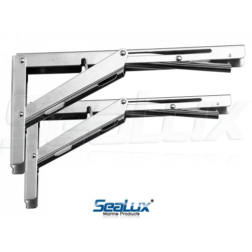 SeaLux New Style Wall Mount Folding Brackets 90 degree Shelf