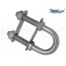 SeaLux Marine Boat Bow Eye Stern Eye U Bolt Tie Down 1/2" Stock, 4-1/4" Overall Length, 2-1/2" thread Length with Hex Nuts and washers-SL875062