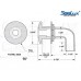 SeaLux Marine Thru-Hull/Scupper Drain for Hose dia. 1-1/2 ", Flange dia. 2-3/8 " with 316 SS Trim Cover Black Poly 90 Degrees L Shape for Bilge Pump