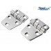 SeaLux Marine SS Short Side Hinge 2-1/8" x 1-1/2" for Locker / Hatch Door (Pair)