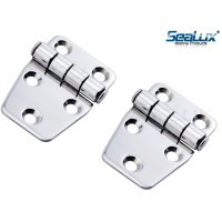 SeaLux Marine SS Short Side Hinge 2-1/8" x 1-1/2" for Locker / Hatch Door (Pair)