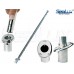 SeaLux Flush Mount Recessed 1" (dia.) Flag staff Pole Angled Socket/Base Polished 316 Stainless Steel (Socket Only)