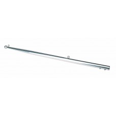 SeaLux Marine Heavy Duty 24 inch (3/4 dia. Stock) Flag staff Pole for 12 to 16" flag with Spring Release Lock Push Button