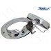 SeaLux Marine Stainless Steel Oval Deck Pipe with Hook for Chain and Rope 6 1/4 x 4 1/2 