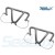 SeaLux Snap Davits for inflatable Dinghy Instant Lock System Easy Lift Parts: RIB Pad Brackets ONLY