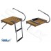 SeaLux Marine OUTBOARD TEAK Swim Platform with Over TOP Mount 2-Step Ladder