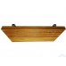 SeaLux Wall Mount Folding Shower Solid Teak Bench 24" x 13" in Teak Board Boat, Shower Room