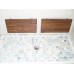 SeaLux Wall Mount Folding Shower Solid Teak Bench 24" x 13" in Teak Board Boat, Shower Room