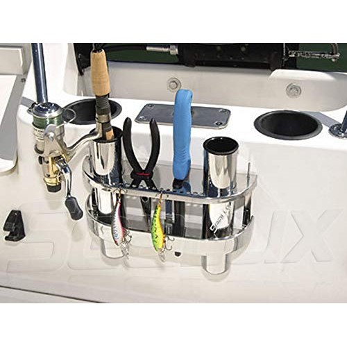 SeaLux Fishing Rod Holder Tackle Rack Stainless Steel 2 Pole
