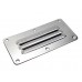 SeaLux Marine Horizontal 2-9/16" x 5" Stainless Steel Louvered Vent Grill for Engine and Cabin Ventilation