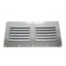 SeaLux Marine Horizontal 9-1/8" x 4-1/2" Stainless Steel Louvered Vent Grill for Engine and Cabin Ventilation