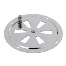 SeaLux Marine Round Butterfly Vent with Side Knob Stainless Steel in 4" or 5" or 6" for Companionway Door and Cabin Ventilation