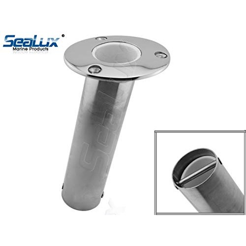 SeaLux Marine Cast 316 Stainless Steel 15 Degree Flush Mount Rod