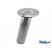 SeaLux Marine Cast 316 Stainless Steel 15 Degree Flush Mount Rod Holder with Open Drain