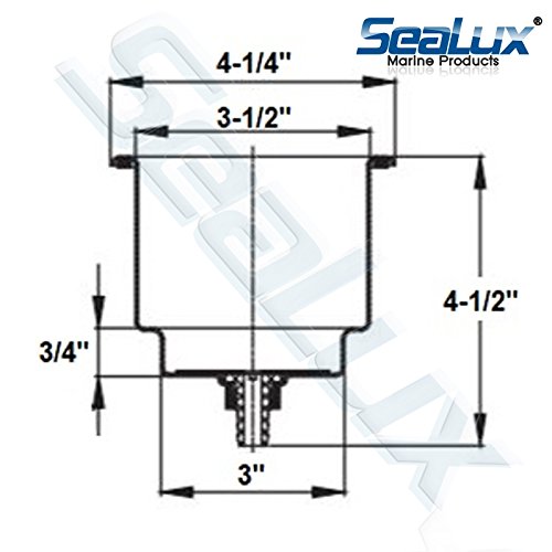 Sealux UV Stabilized Plastic Yeti Drink Holder Cup holder with