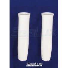 SeaLux Marine Tapered White Molded PVC Rod Holder Liner insert for Replacement (2PCs)