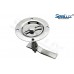 SeaLux Heavy Duty Marine Grade 316 Stainless Steel Compression Round 3-7/8" Dia. Flush Mount Hatch Pull Lift Handle