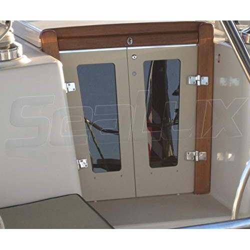 M-arine Baby Stainless Steel Cast Deck Hinges – 1.4” Wide, 2pc – Marine Boat Door Cabinet Table