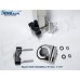 SeaLux Marine Boat Fender Holder/Bracket Adapters for 1-1/4" Dia. Rail and Square Rail (1-1/4"x 1-1/4")