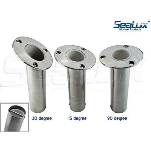 SeaLux Marine Cast 316 Stainless Steel 30 Degree Flush Mount Rod