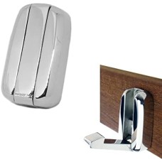 SeaLux 316 Stainless Steel Retractable Recessed Folding Coat Handbag Hanger, Coat Hook for Boat and RV