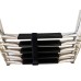 SeaLux Marine Stainless Steel Top Mount Wide Body 14" Center-to-Center, 6-Step Boat Ladder WIDE BODY OVER PLATFORM TELESCOPING Swim Ladder