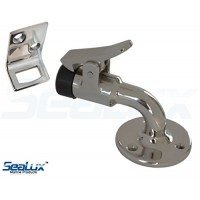 SeaLux 316 Stainless Steel Angled Cushioned Door Holder 3.5"