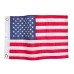 SeaLux Marine 13" x 21" Embroidered Stars, Sewn Stripes and Brass Grommets United States / American Flag for Boat and Outdoor use