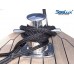 SeaLux Marine 316 SS 4" Samson Post Cross Bollard Cleat/ Mooring Bit with 3-5/8" Base Plate