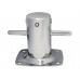 SeaLux Marine Mooring Bollard with integrated BLUE LED lighting 316 Stainless Steel 7" Samson Post Cross Cleat for Yacht/Boat/Dock
