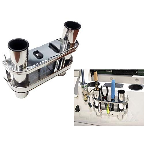 Snapper Racks SeaLux Fishing Rod Holder Tackle Rack Stainless Steel 2 Pole