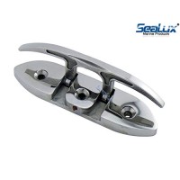 SeaLux Marine 316 Cast Stainless Steel Surface Mount Folding Cleat 6-1/8"