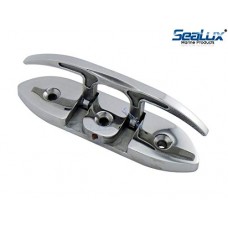 SeaLux Marine 316 Cast Stainless Steel Surface Mount Folding Cleat 6-1/8"